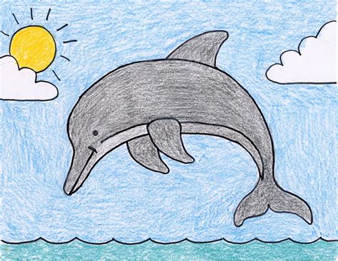 Dolphin Drawing For Kids at GetDrawings | Free download