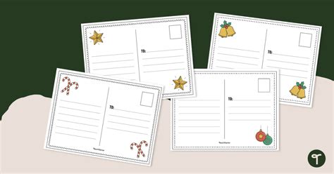 Holiday Messages - Printable Christmas Cards for Kids | Teach Starter