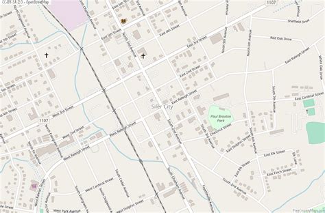 Siler City Map United States Latitude & Longitude: Free Maps