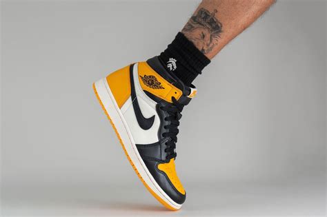 On-Foot Look at the Air Jordan 1 ‘Yellow Toe’ - Sneaker Freaker