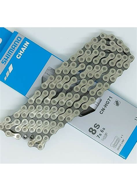 Shimano Tourney CN-HG40 Chain - 6,7,8-Speed, 116 Links, Gray - Bicycle ...