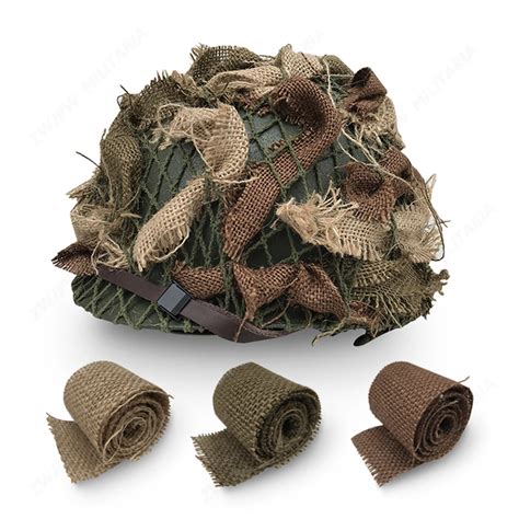 Aliexpress.com : Buy WW2 US ARMY HELMET SCRIM CAMOUFLAGE LINEN STRIP ...