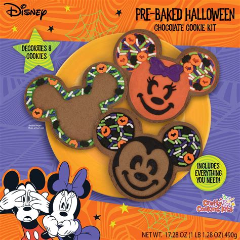 Disney's Mickey and Minnie Pre-Baked Halloween Chocolate Cookie Kit, 1 ...