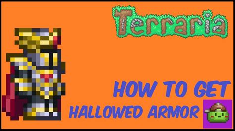 How To Get Hallowed Armor In Terraria | Terraria 1.4.4.9 - YouTube