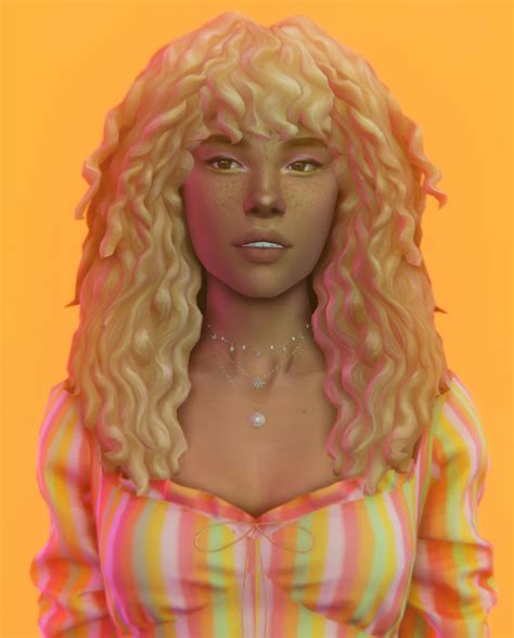 Sims 4 cc hair curly - asomye