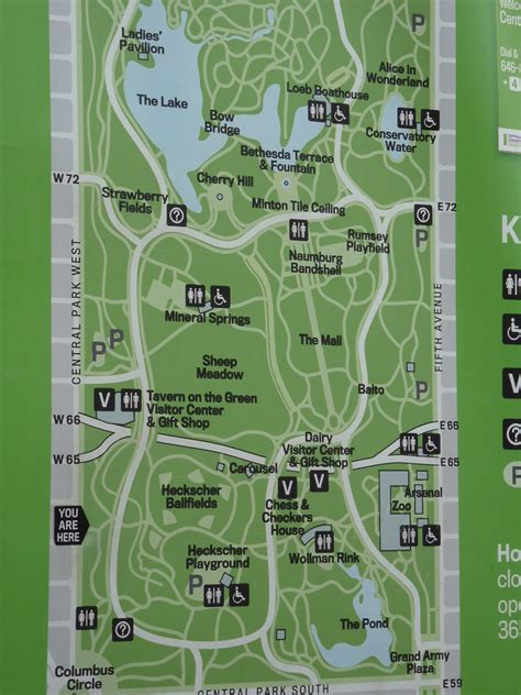 Printable Central Park Map