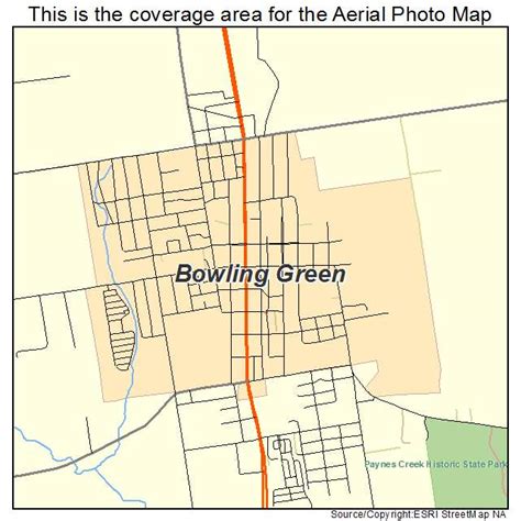 Aerial Photography Map of Bowling Green, FL Florida