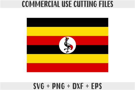 Uganda Flag SVG Original Colors Graphic by Zoomksvg · Creative Fabrica