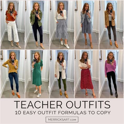 10 Fantastic Teacher Outfit Formulas - Merrick's Art | Teacher ...