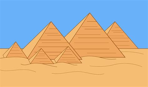 Egypt clipart pyramid animation, Egypt pyramid animation Transparent ...