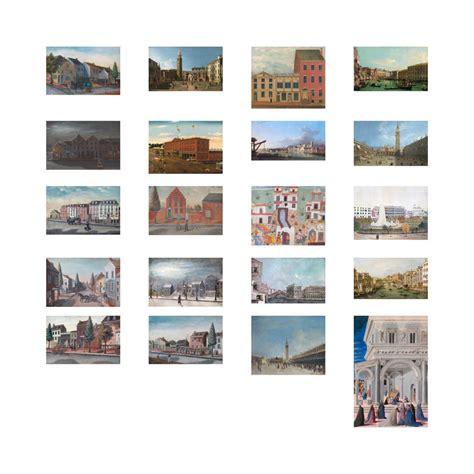 Cityscape Backgrounds Set (High Resolution) | Post Digital Architecture