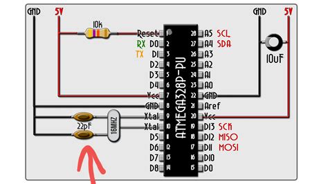 Atmega328p Pu Circuit Diagram