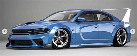 2020 Dodge Charger Hellcat Daytona Rendered with Original Wing, Looks ...