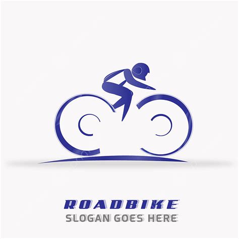 Road Bike Vector PNG Images, Vector Road Bike Logo Template, Vector ...