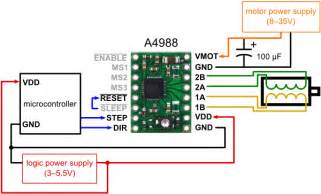 Pololu - A4988 Stepper Motor Driver Carrier