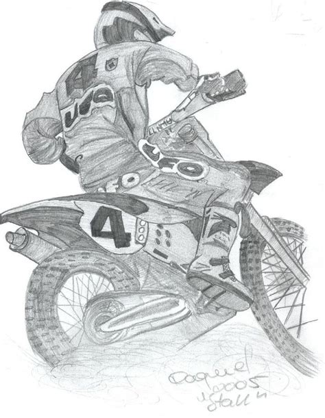 Motocross by NSTaLL on deviantART | Bike drawing, Motorcycle drawing ...