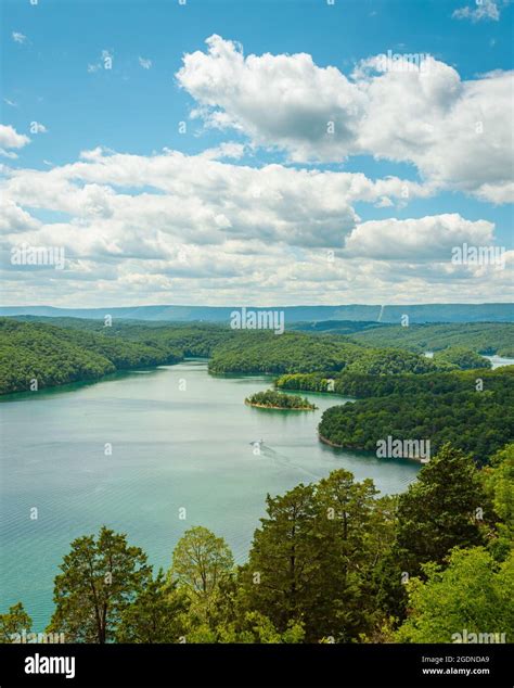 View of Raystown Lake from Hawns Overlook, in Huntington, Pennsylvania ...