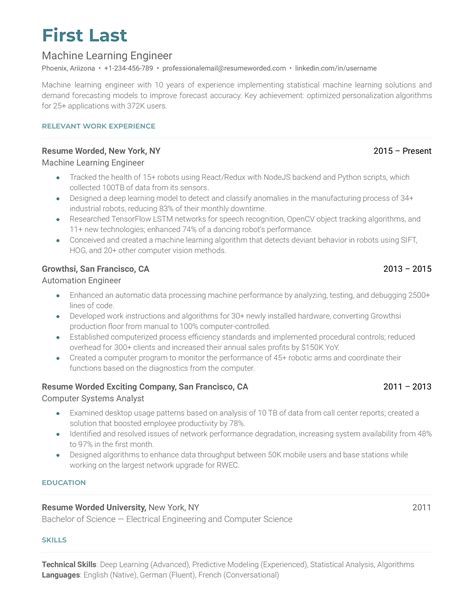 Learning and Development Manager Resume Example for 2023 | Resume Worded