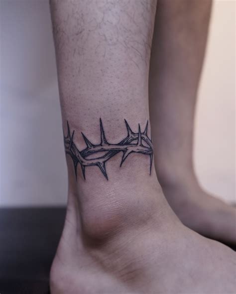 Ring of Thorns Tattoo | Thorn tattoo, Rose tattoos for men, Tattoos for ...