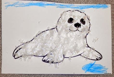 Tippytoe Crafts: Fluffy Seal Pups | Arctic animals crafts, Winter ...