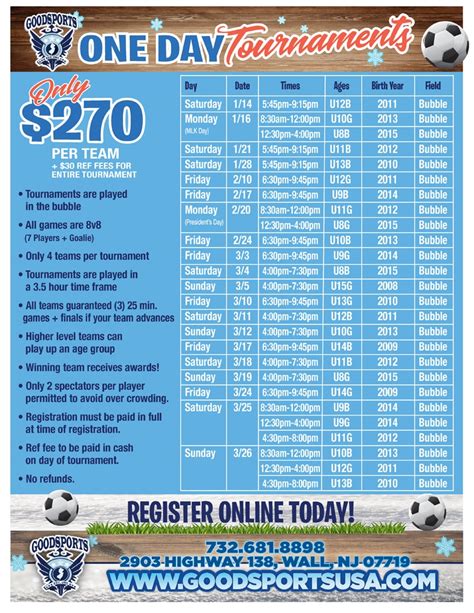 Youth Soccer Tournaments | GoodSports USA