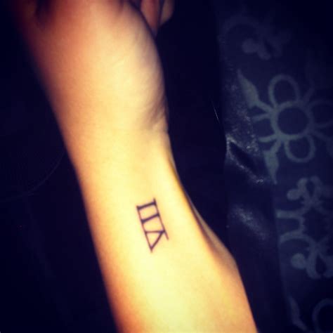 Roman numeral 7, placement is just below my left wrist | Tattoos, 7 ...