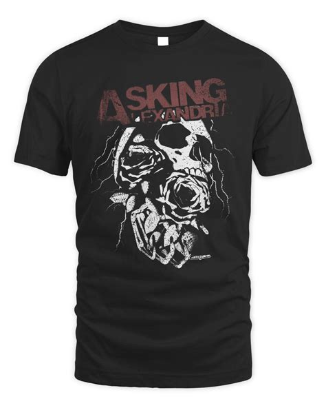 Asking Alexandria Merch Vintage Skull 2022 Tour Shirt | Aacipt