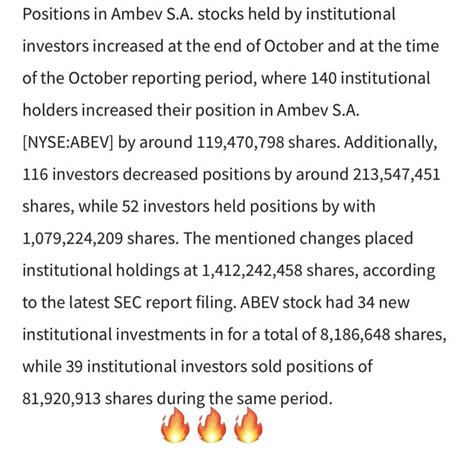 Ambev S.A. [$ABEV] So I did some digging around, so this why I am ...