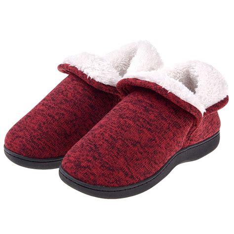 VONMAY - Women's Fuzzy Slippers Boots Memory Foam Booties House Shoes ...