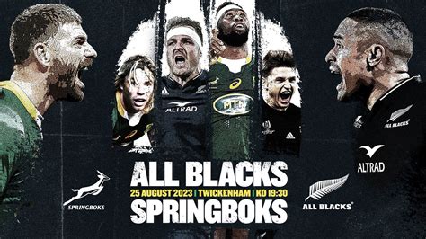 New Zealand 7-35 South Africa | Twickenham | 25 Aug 2023