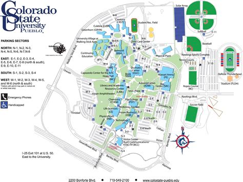 Colorado state university map | Colorado state university, Campus map ...