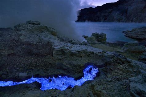 The Mesmerizing Blue Fire Of Kawah Ijen Volcano In Indonesia