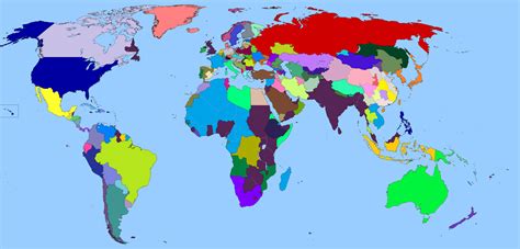 Shattered Interwar Period Blank Colored Map by 41927 on DeviantArt