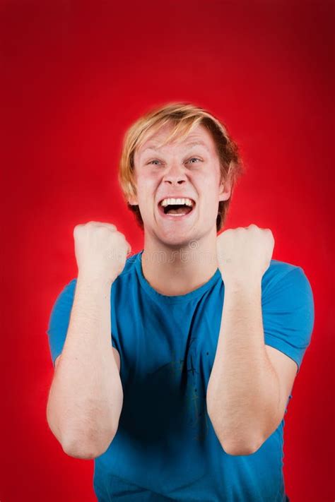 Exhilarated Young Man Stock Photos - Free & Royalty-Free Stock Photos ...