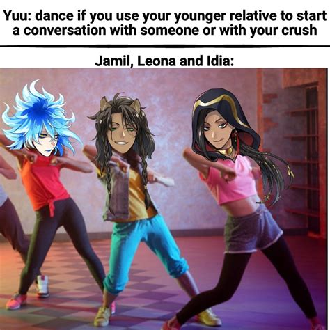 dance if you use your younger relative to start a conversation with ...