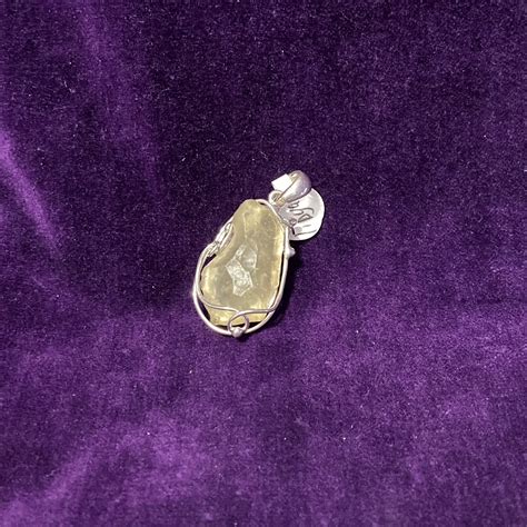 Libyan Desert Glass Pendant - Into the Mystic Shop