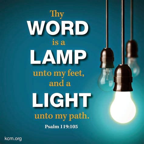 THY WORD IS A LAMP UNTO MY FEET, AND A LIGHT UNTO MY PATH. - Quotes