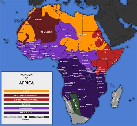 Racial map of Africa | Africa map, Africa, African history