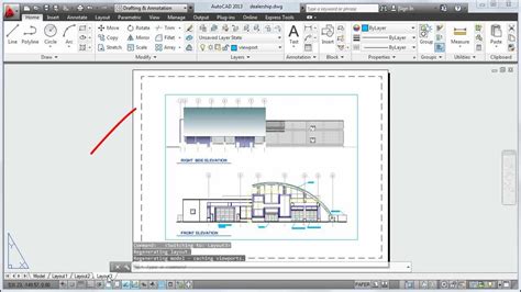 AutoCAD 2013 Tutorial: How To Plot a Drawing Layout - YouTube