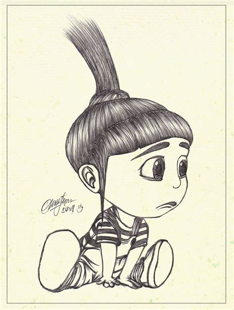 Despicable Me Agnes Drawing at GetDrawings | Free download