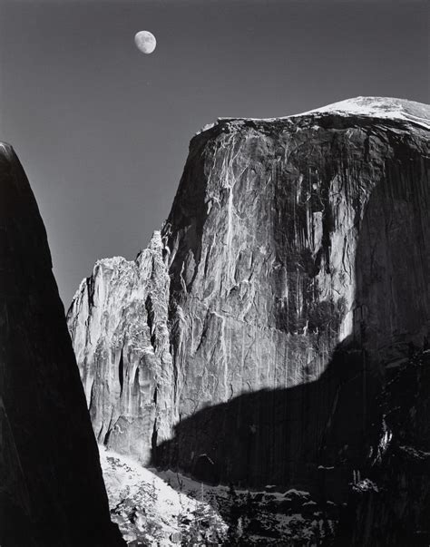 The Story of Moon and Half Dome - The Ansel Adams Gallery