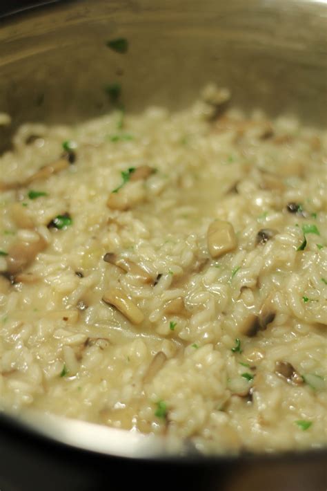 Mushroom Risotto / Risotto aux champignons - Do It All Working Mom