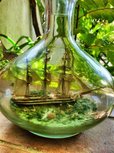 50 Incredible ship inside bottle art works | Bottle art, Ship in bottle ...