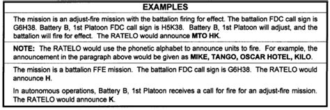 FM 6-40 Chptr 5 Fire Mission Messages