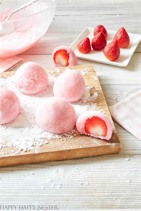 Strawberry Mochi Recipe (Quick and Easy) - Happy Happy Nester