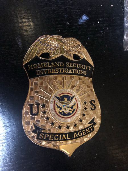 Replica Homeland Security Investigations HSI Department of Homeland Se ...