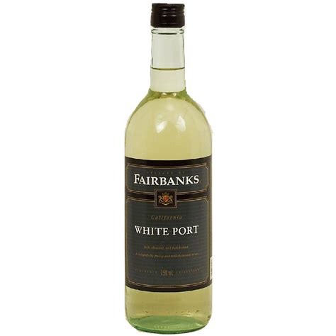 Fairbanks Vintner's Collection white port wine of California, 18%750ml ...