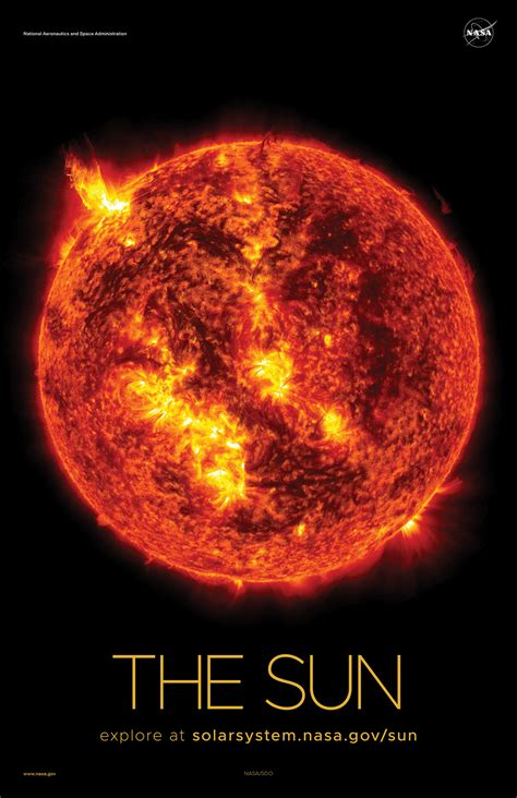 The Sun Poster - Version A | NASA Solar System Exploration