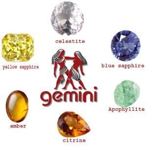 Gemstone For Gemini | Gemstone Meanings | Zodiac stones, Gemini ...