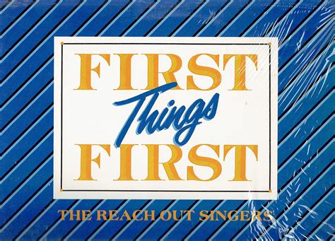 Amazon.com: First Things First - Vinyl LP Record: CDs & Vinyl